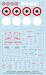 De Havilland DH100 Vampire Italian Version Data Stencillings and Coccarde  32-553