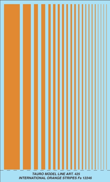 International orange stripe FS12246 425