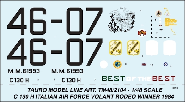 C130H Hercules (Italian Air Force Volant Rodeo 1984) 48-2104