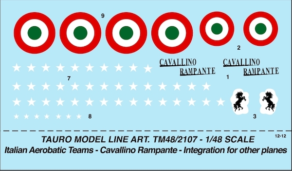 Pattuglia Acrobatica, F86F Cavallino Rampante - 4a Aerobrigata 48-2107