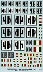 AMI Insignia (BF109,G55,Sm79) 48-502