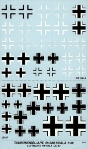 Luftwaffe National Insignia (Ju87B/D, FW190A/F) 48-509