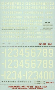 AMI Helicopter Codes (AB205/AB206,SH34,H500) 48-516