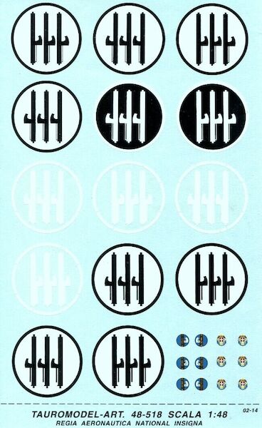 Regia Aeronautica Nat. Insignia (SM79) 48-518
