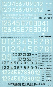 AMI Serials & Codes (F104,G91,F86E) 48-519