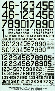 AMI Serials & Codes (C130,T6,F84F) 48-536