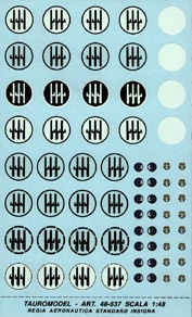 Regia Aeronautica Insignia (BF109,RE2000,Fiat G50)  48-537