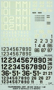 AMI Serials & Codes (SB2C,F84F) 48-540