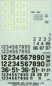 AMI Serials & Codes (SB2C,F84F)  48-540