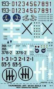 Regia Aeronautica Insignia (SM79,Ju88,Fiat G50) TM48-550