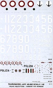 Italian Helicopters (SH3H, AB206) 48-562