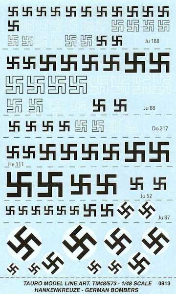 German Swastika's  (Bombers)  TM48-573