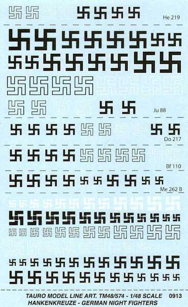 German Swastika's (Night fighters) TM48-574