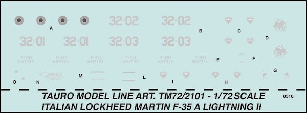 F35 Lightning II (Italian Air Force Version) TM72-2101