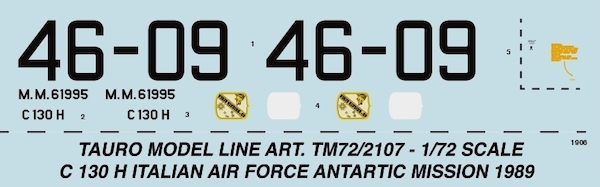 C130H Hercules (Italian Air Force Antartic Mission 1989) 72-2107