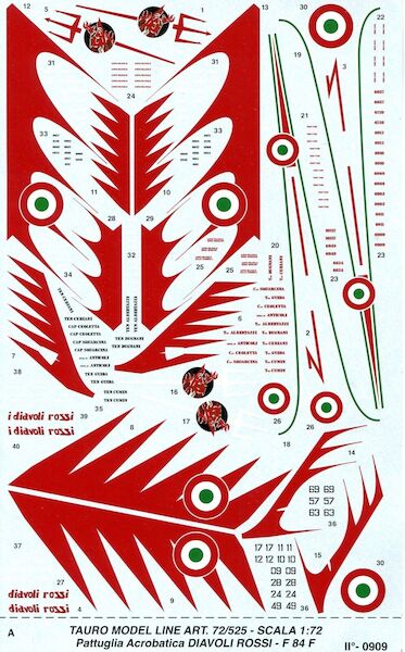 F84F Thunderstreak (Diavolo Rossi)  72-525
