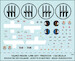 Macchi MC202 Veltro Data Stencilling and Insignia TM32-2104