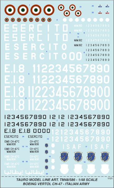 Boeing Vertol CH47C Chinook (Italian Esercito)  TM48-586