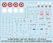 De Havilland DH100 Vampire Italian Version Data Stencilling and Coccarde TAURO72-2114