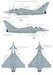 Eurofighter Typhoon EF2000 Italian Version Data Stencils  TM72-580