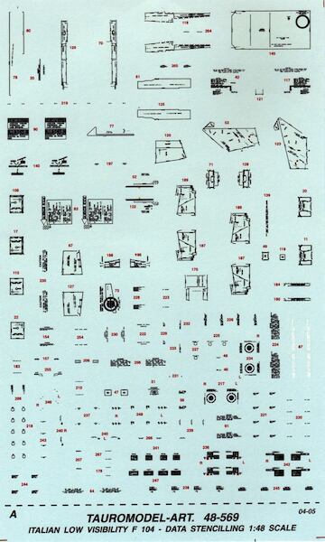 F104 Italian  Lo-viz stencils  TM8-569