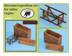 Diorama/exposition set for inline engines  D4808