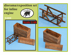 Diorama/exposition set for inline engines D4808