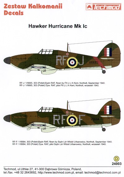 Hawker Hurricane Mk.I 24003