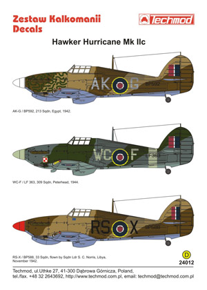 Hawker Hurricane MKIIc 24012