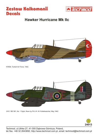Hawker Hurricane MKIIc 24013