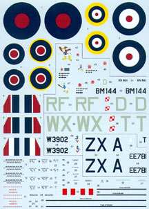 Supermarine Spitfire MKVb (303sq, 302sq, 145sq) 32001