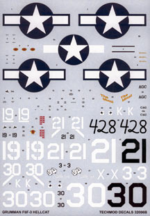 Grumman F6F Hellcat (VF1, VF6, VF51, CVG15) 32006