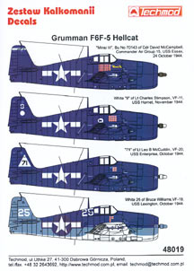 Grumman F6F Hellcat (Minsi III VF11, VF20, VF19)  32007