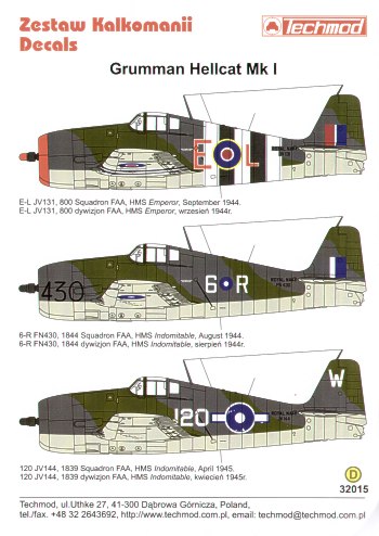 F6F-3/5 Hellcat (Royal Navy)  32015