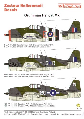 F6F-3/5 Hellcat (Royal Navy) 32015