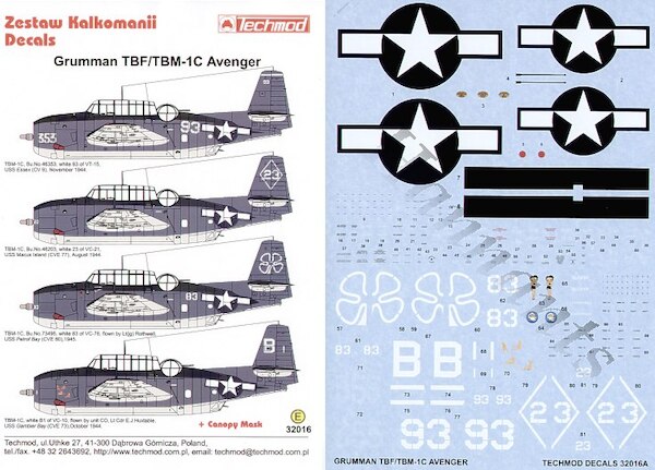 Grumman TBM-1C Avenger 32016