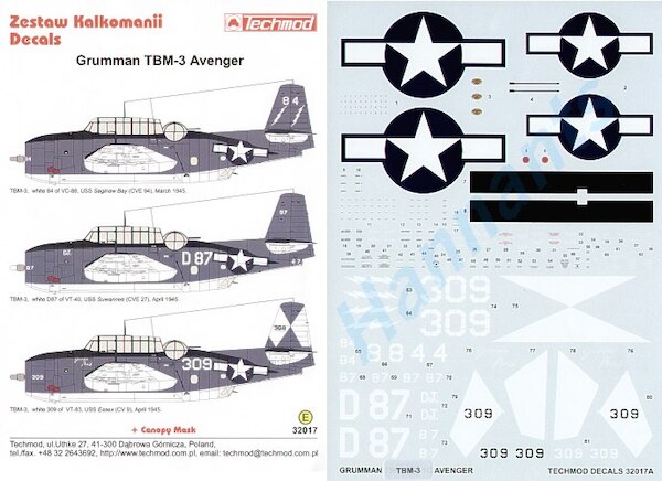 Grumman TBM-3 Avenger 32017