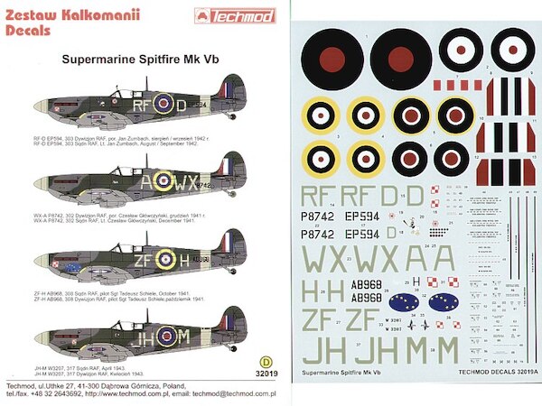 Supermarine Spitfire MKVb  32019