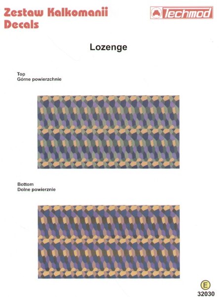 Lozenge (5 colours Upper and Lower)  32030