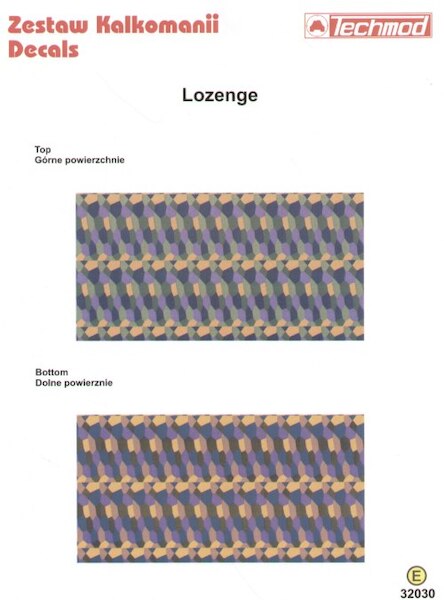 Lozenge (5 colours Upper and Lower) 32030