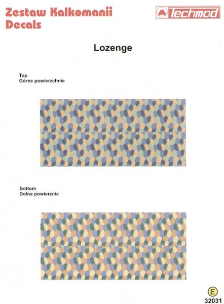 Lozenge (4 colours Upper and Lower)  32031