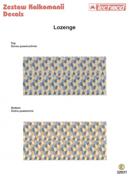 Lozenge (4 colours Upper and Lower) 32031