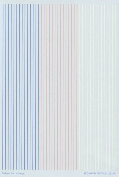 Lozenge stripes in 3 colours 32032