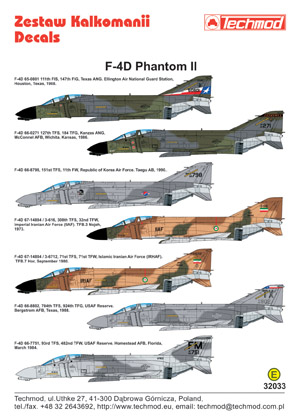 F4D Phantom (USAF, IIAF, ROKAF, AFRES) 32033