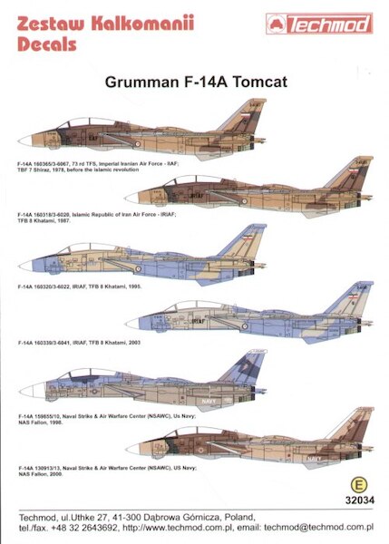 Grumman F14A Tomcat (US Navy, Iran)  32034