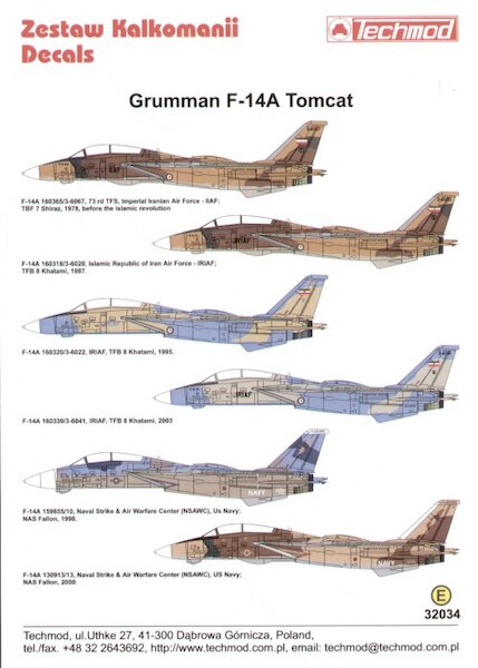 Grumman F14A Tomcat (US Navy, Iran) 32034
