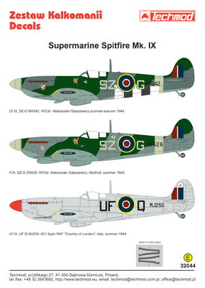 Supermarine Spitfire MKIX 32044