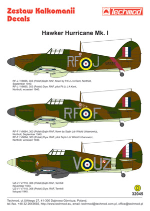 Hawker Hurricane MK1c 32045