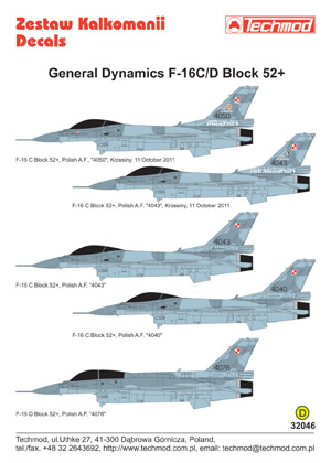 F16C/D Fighting Falcon (Polish AF) 32046