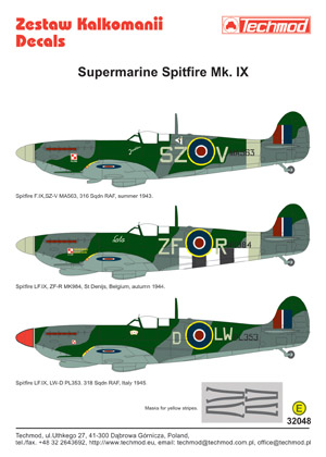 Supermarine Spitfire MKIX 32048